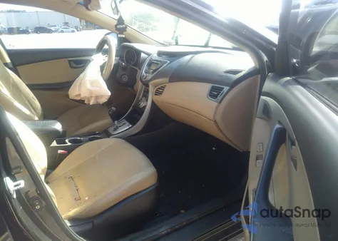 2012 Hyundai Elantra Limited (Ulsan Plant) from USA, damaged, VIN KMHDH4AE7CU228663